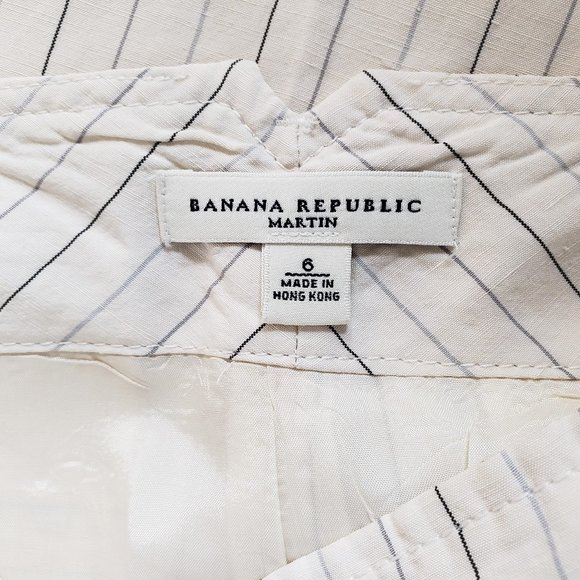 Banana Republic Martin Linen Blend Trousers - Picture 5 of 7